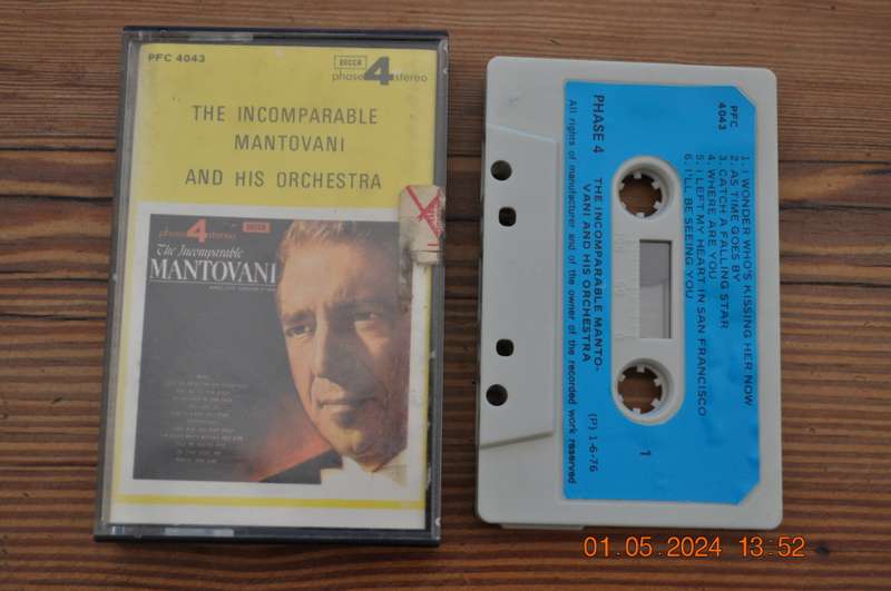 The Incomparable Mantovani And His Orchestra (Cassette)