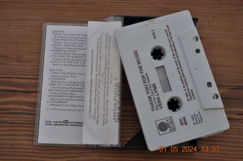 Vera Lynn - Thank You For The Music (Cassette)