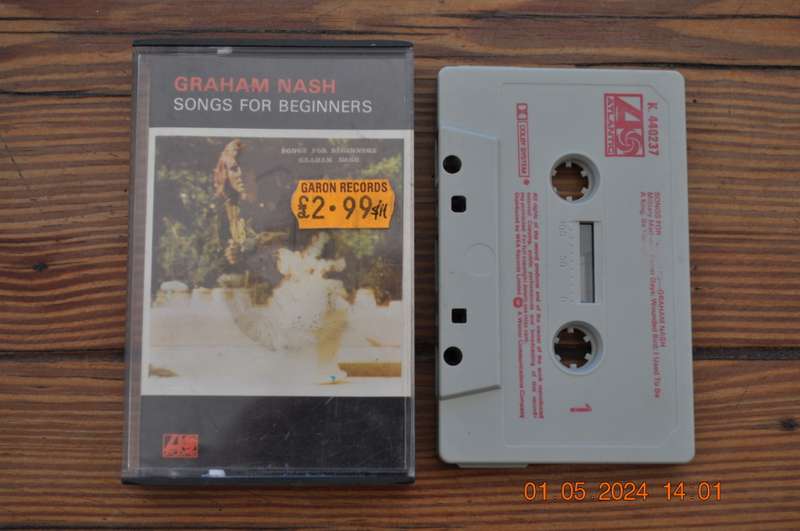 Graham Nash - Songs For Beginners (Cassette)