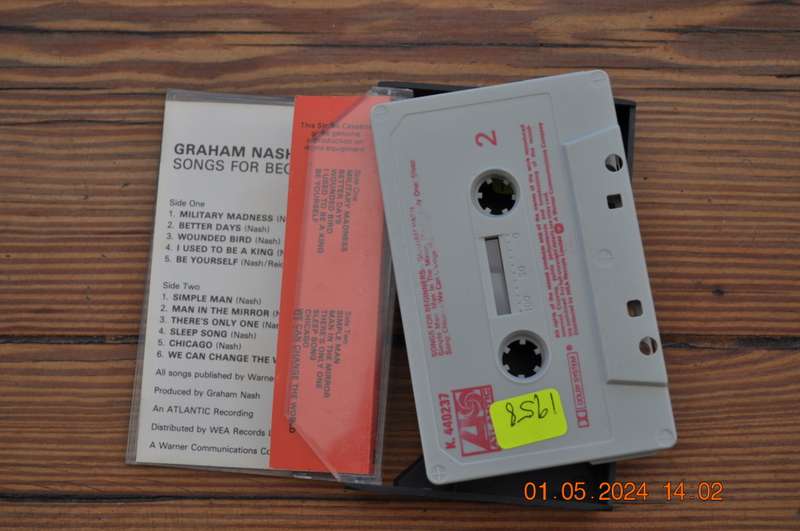 Graham Nash - Songs For Beginners (Cassette)
