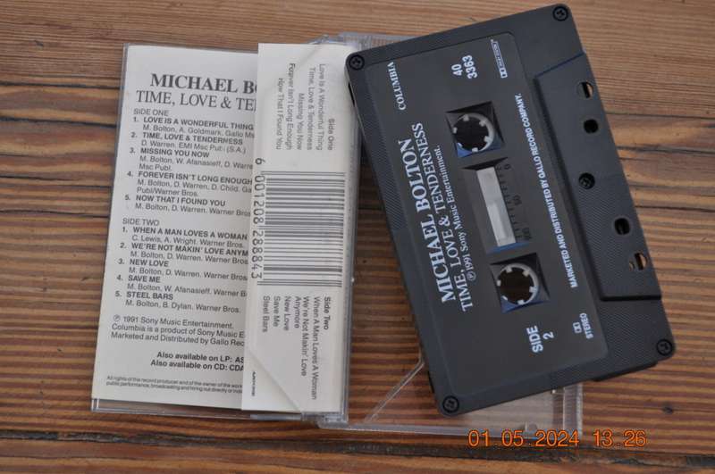 Michael Bolton - Time, Love & Tenderness (Cassette)