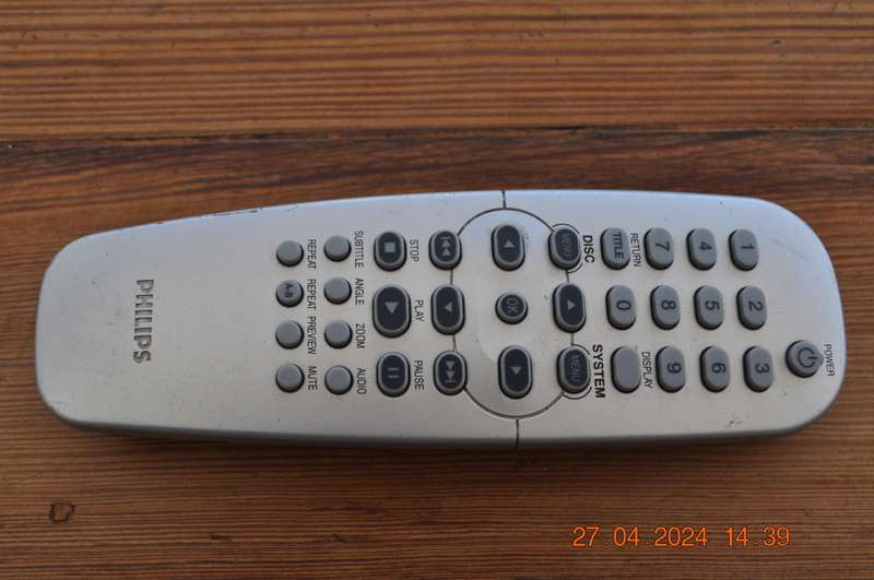 Original Phillips DVD Remote Control
