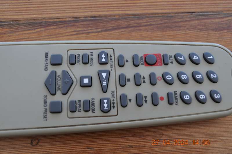 Original Sanyo CD Hifi Remote Control