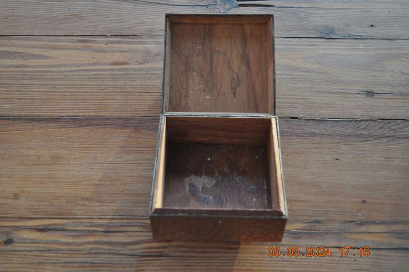 Vintage Cooper and Wood Box Made In Rhodesia