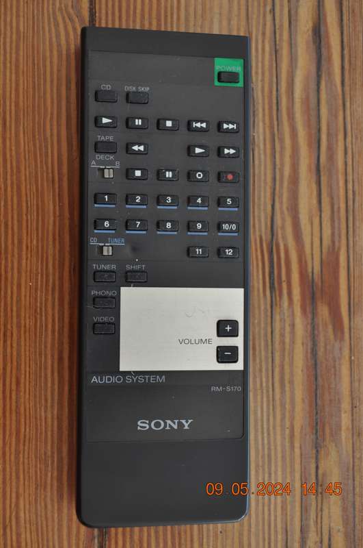 Original Sony Audio System Remote Control RM-S170