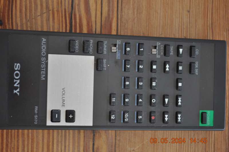 Original Sony Audio System Remote Control RM-S170