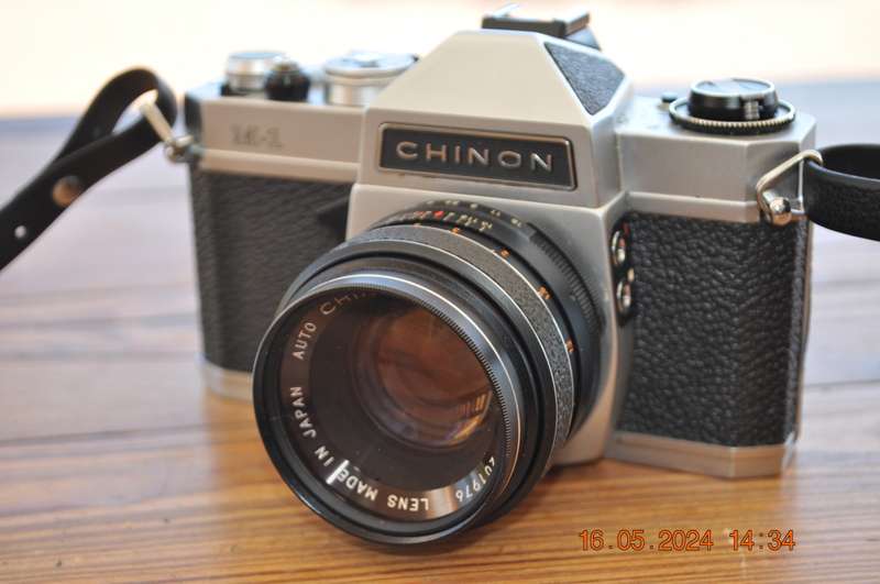 Chinon M-1 35mm SLR Film Camera Lens 55mm 1:7