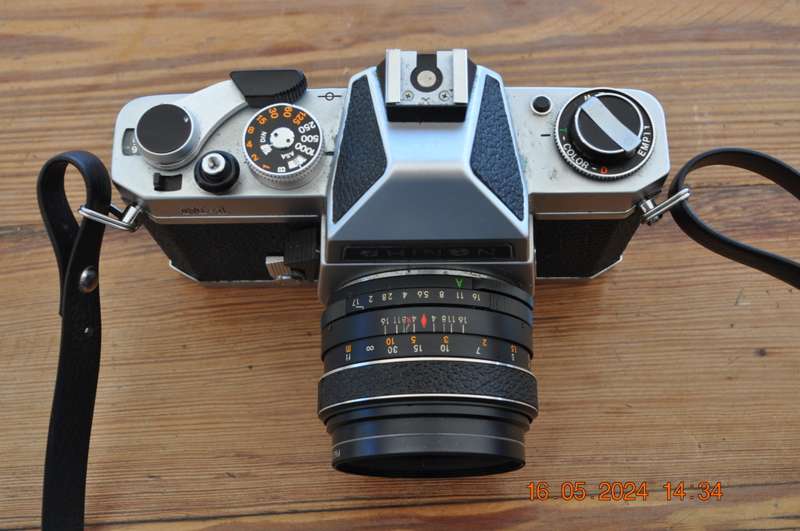 Chinon M-1 35mm SLR Film Camera Lens 55mm 1:7