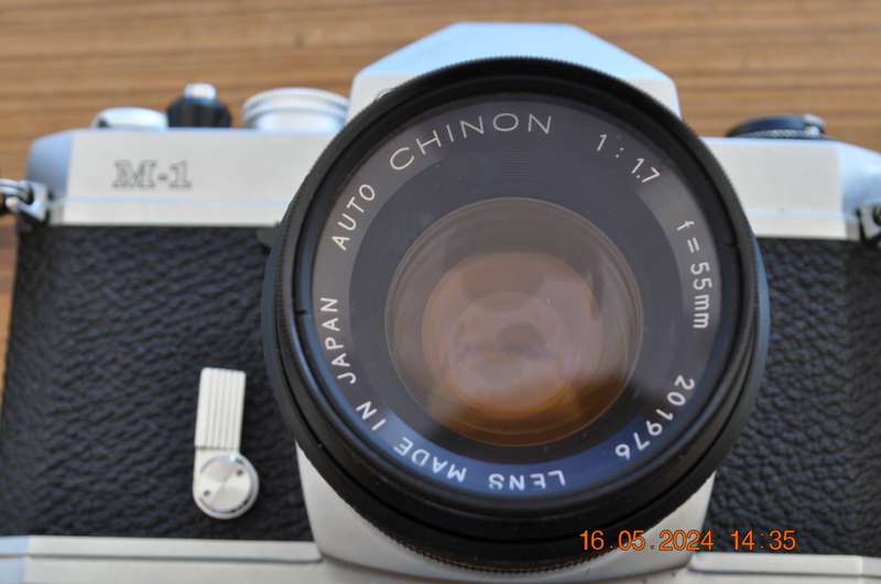 Chinon M-1 35mm SLR Film Camera Lens 55mm 1:7