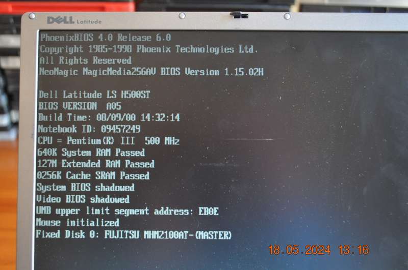 Old School Dell Intel Pentium III 500 Mhz