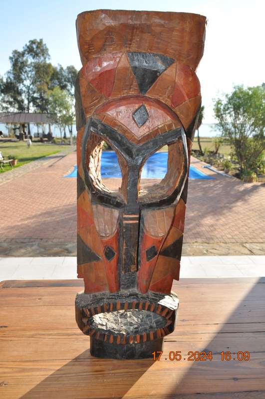 Wood Mask Hand Crafted
