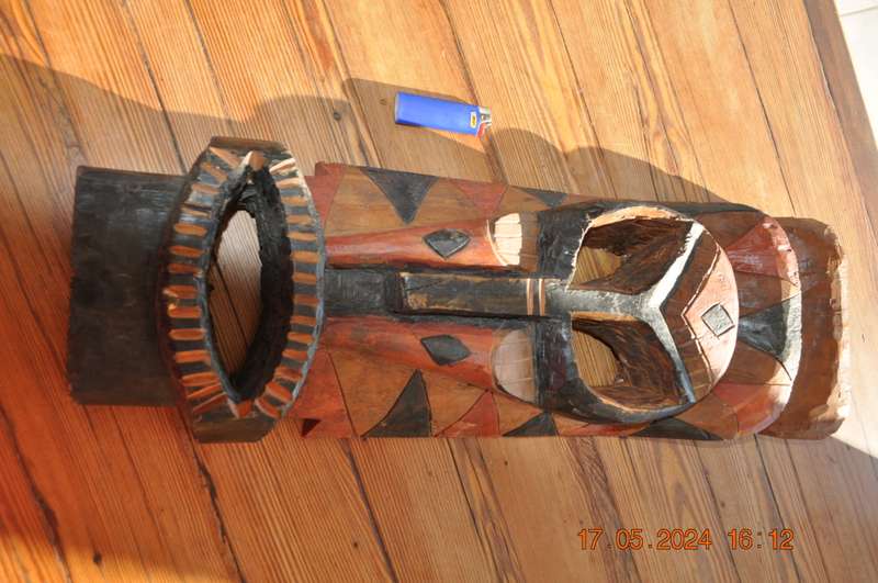 Wood Mask Hand Crafted