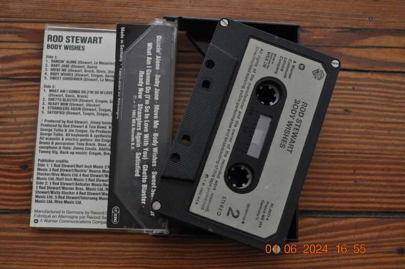Rod Stewart - Body Wishes (Cassette)