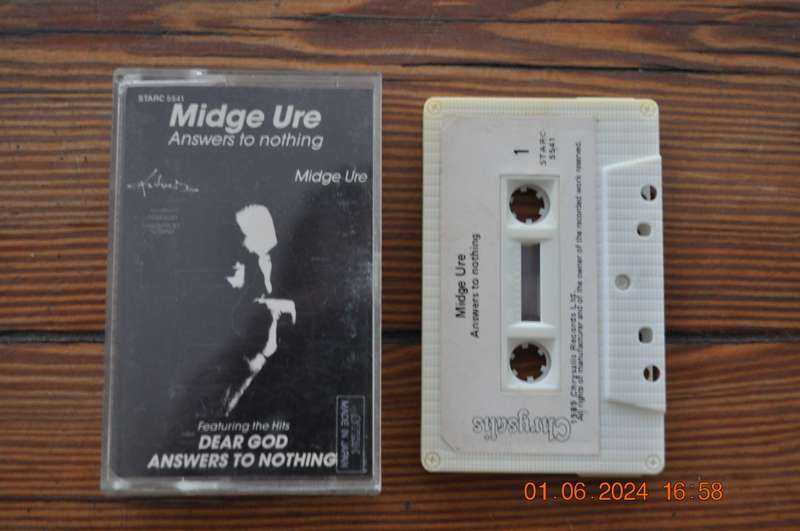 Midge Ure - Answers To Nothing (Cassette)