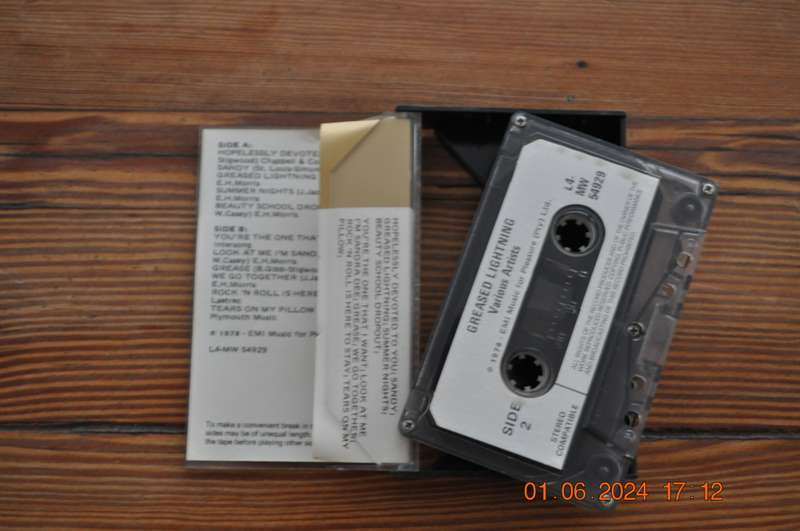 Greased Lightning - Various (Cassette)
