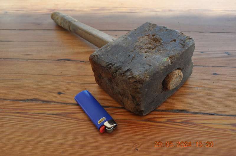 Vintage Wood Hammer Mallet