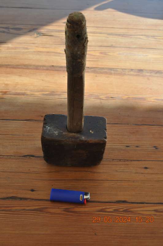 Vintage Wood Hammer Mallet