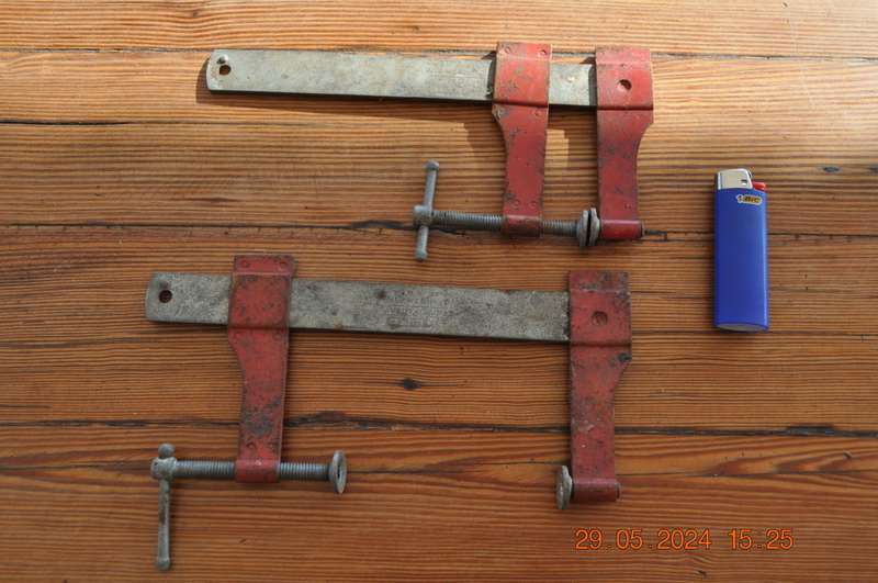 Vintage Stanley Handyman Clamps Made In USA