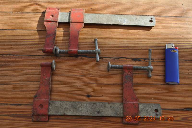 Vintage Stanley Handyman Clamps Made In USA