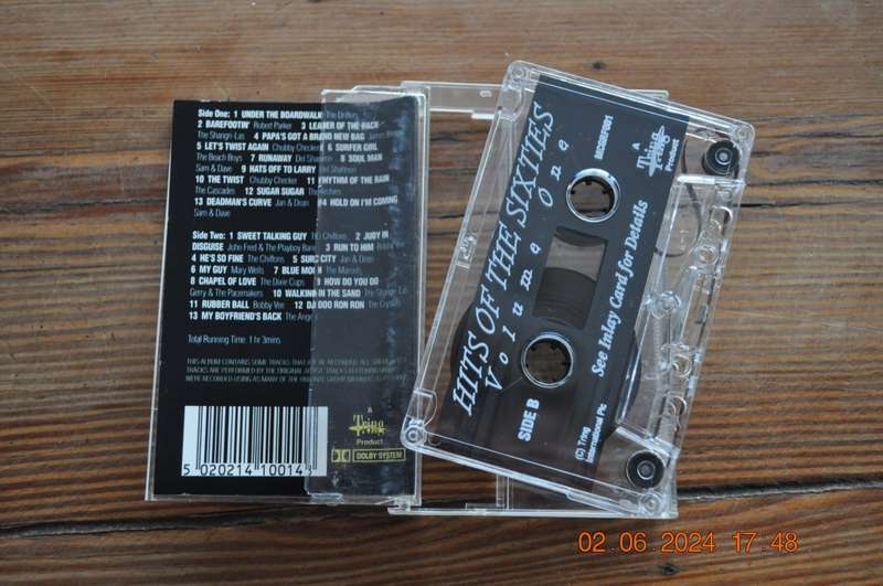 Hits Of The Sixties - Volume One : Various (Cassette)