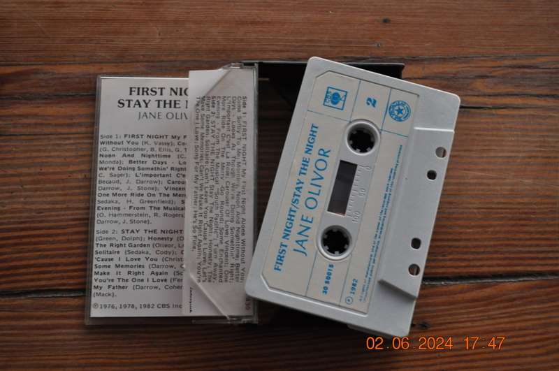 Jane Olivor - First Night/Stay The Night (Cassette)