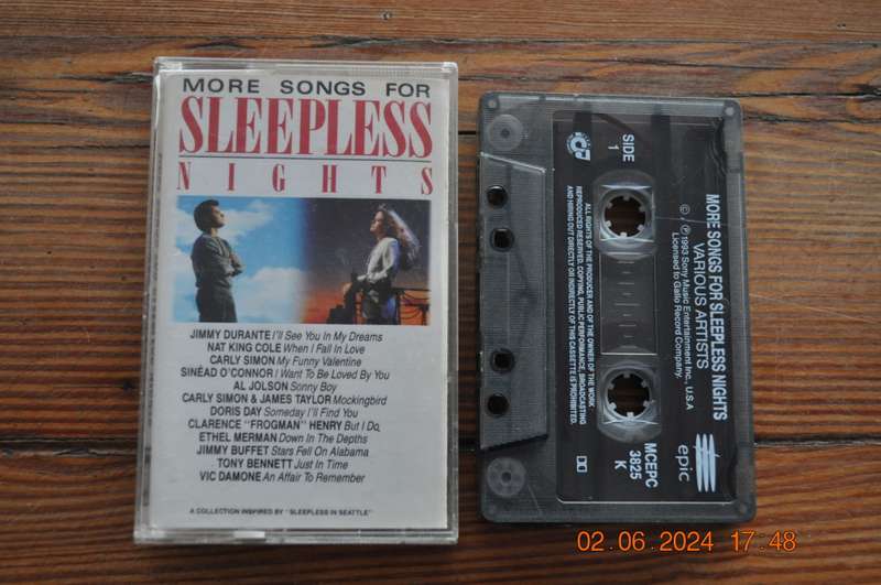 More Songs For Sleepless Nights - Various (Cassette)