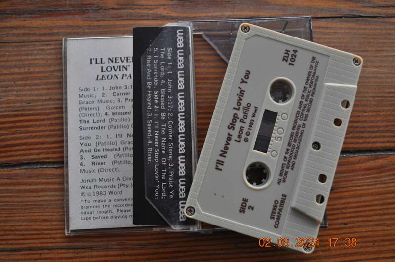 Leon Patillo - I`ll Never Stop Lovin You (Cassette)
