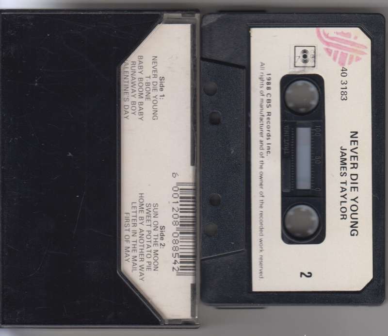 James Taylor - Never Die Young (Cassette)
