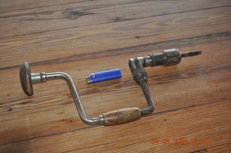 Vintage Stanley No78 Brace Hand Drill