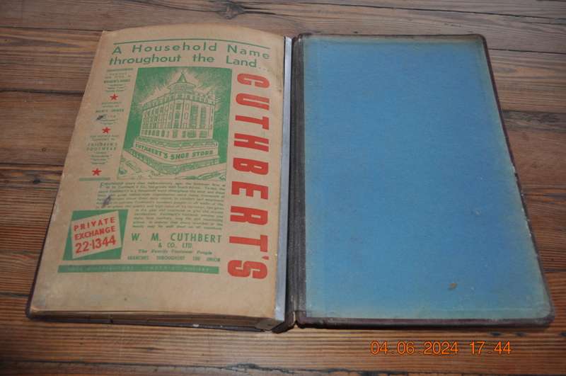Vintage 1948 Transvaal Telephone Directory