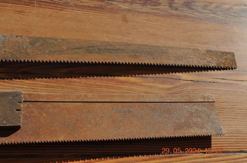 Vintage Handsaws With Wooden Handles