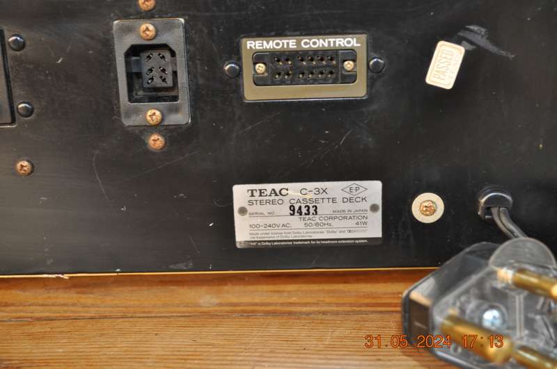 Vintage Teac C-3X Cassette Deck