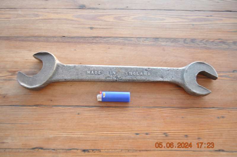Vintage 505mm Spanner Made In England