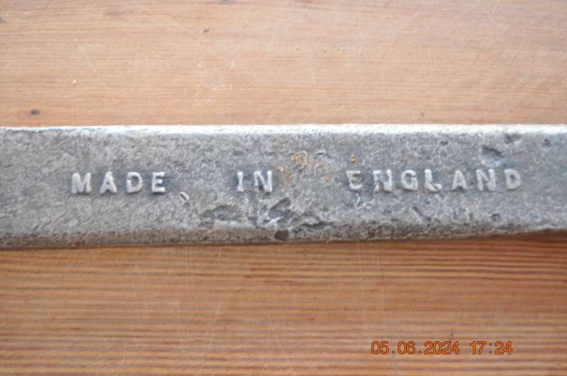 Vintage 505mm Spanner Made In England