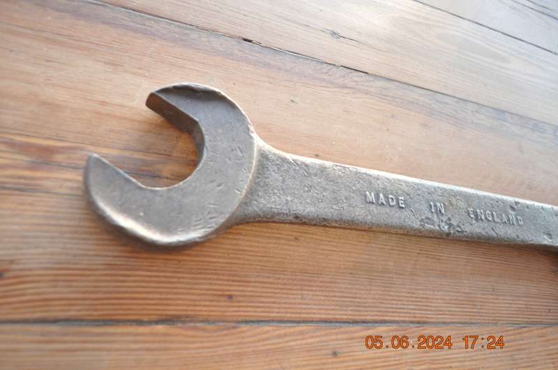 Vintage 505mm Spanner Made In England