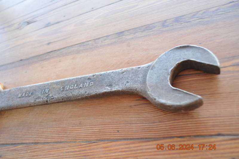Vintage 505mm Spanner Made In England