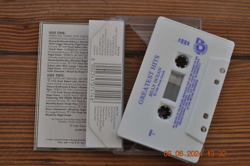 Billy Ocean - Greatest Hits (Cassette)
