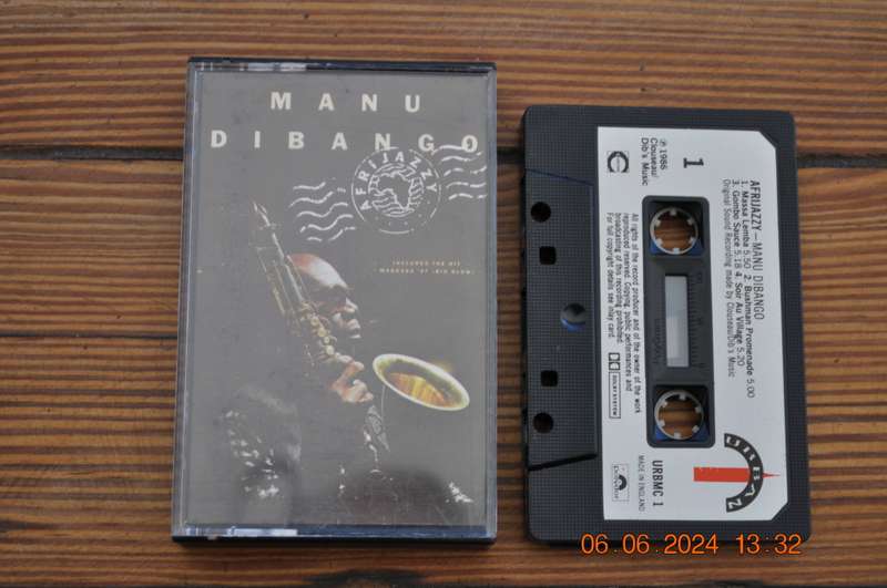 Manu Dibango - Afrijazzy (Cassette)