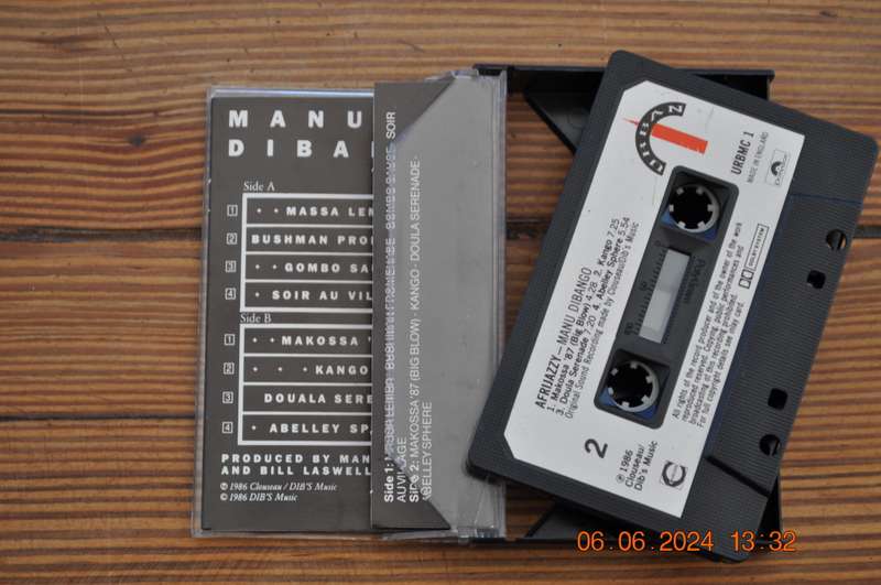 Manu Dibango - Afrijazzy (Cassette)
