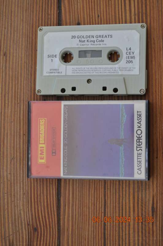 Nat King Cole - 20 Golden Greats (Cassette)