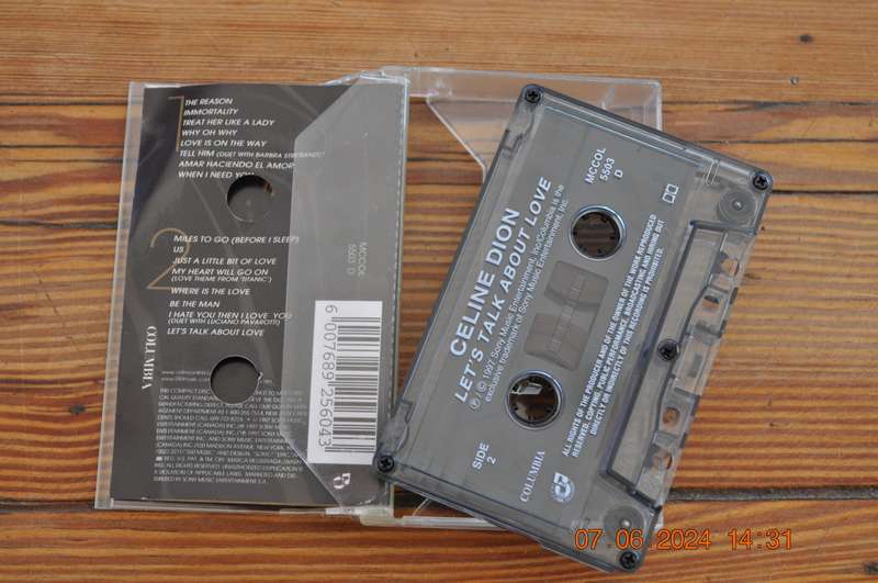 Celine Dion - Let`s Talk About Love (Cassette)
