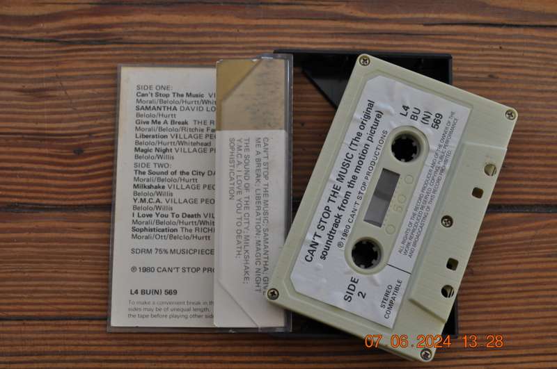 Can`t Stop The Music - Soundtrack (Cassette)