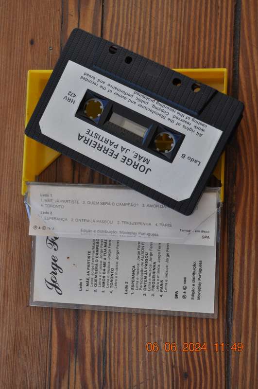Jorge Ferreira - Mae, Ja Partiste (Cassette)