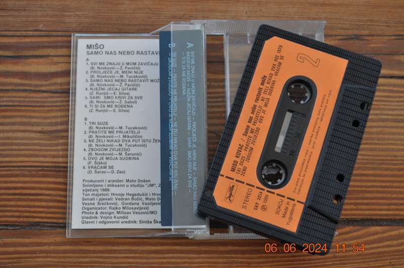 Miso - Samo Nas Nebo Rastavit Moze (Cassette)