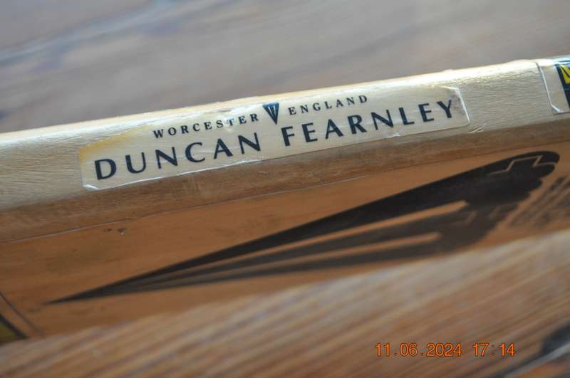 Vintage SH Duncan Fearnley AB 10 000 Cricket Bat