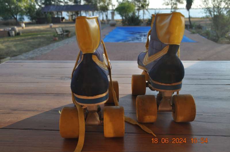 Old School 1980s Roller Skates (size 8)