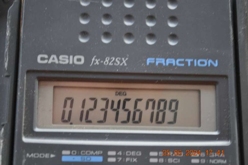 Casio Fraction and Sharp Scientific Calculators