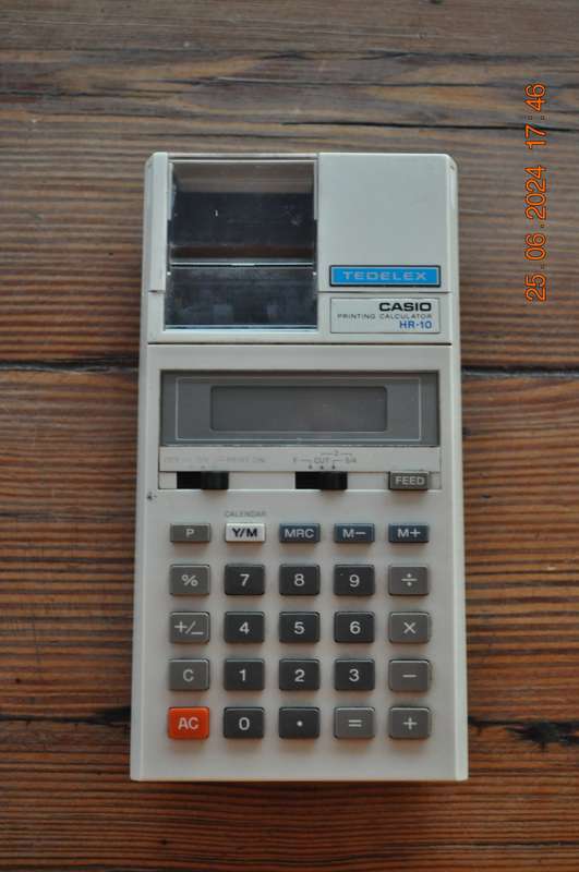 Vintage Casio HR 10 Printing Calculator Not Working
