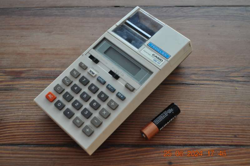 Vintage Casio HR 10 Printing Calculator Not Working