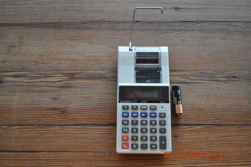 Vintage Casio SR-1 Printing Calculator Not Printing